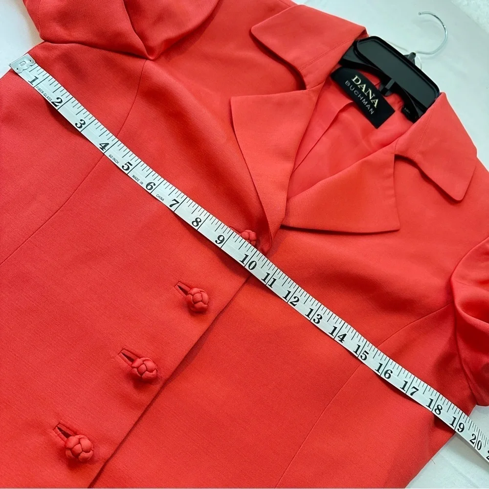 Dana Buchman SILK Coral Blazer 6‎ (preKohls)